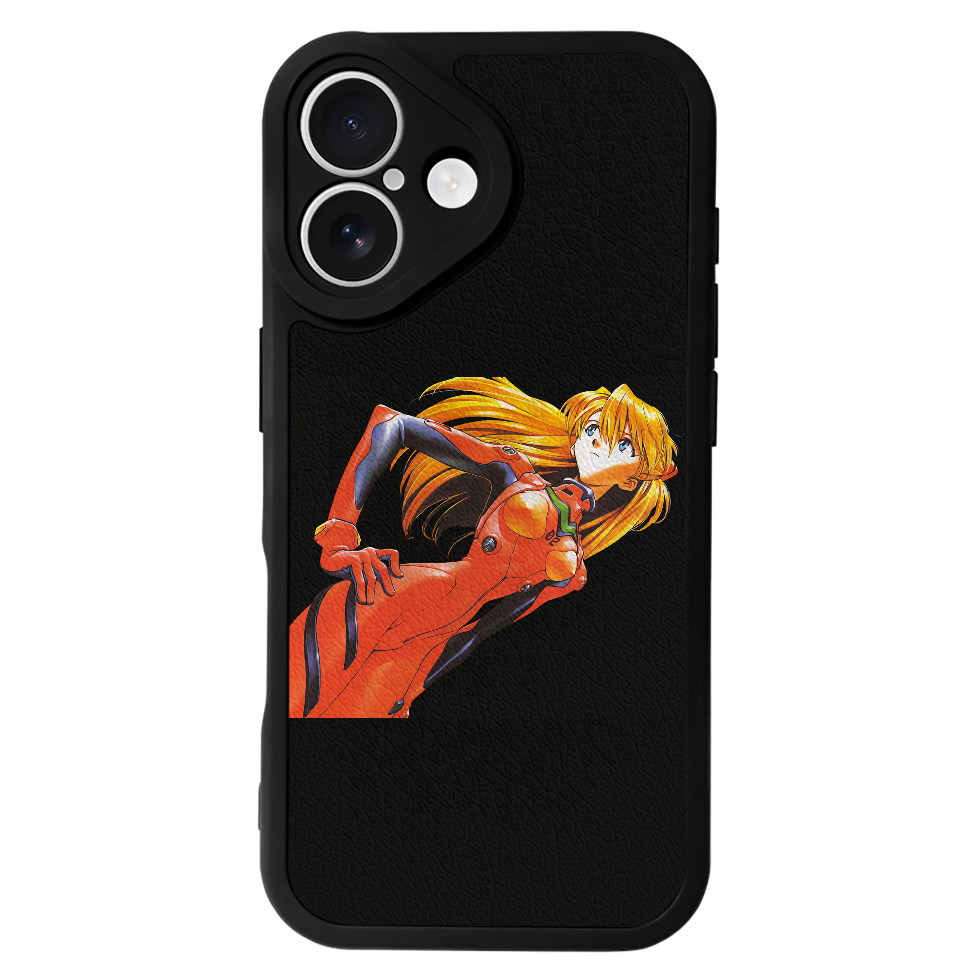 （画像用） EVA 新世紀エヴァンゲリオン 【iPhone 16シリーズ対応】シリコンスマホケース（レザー調） 材質：シリコン